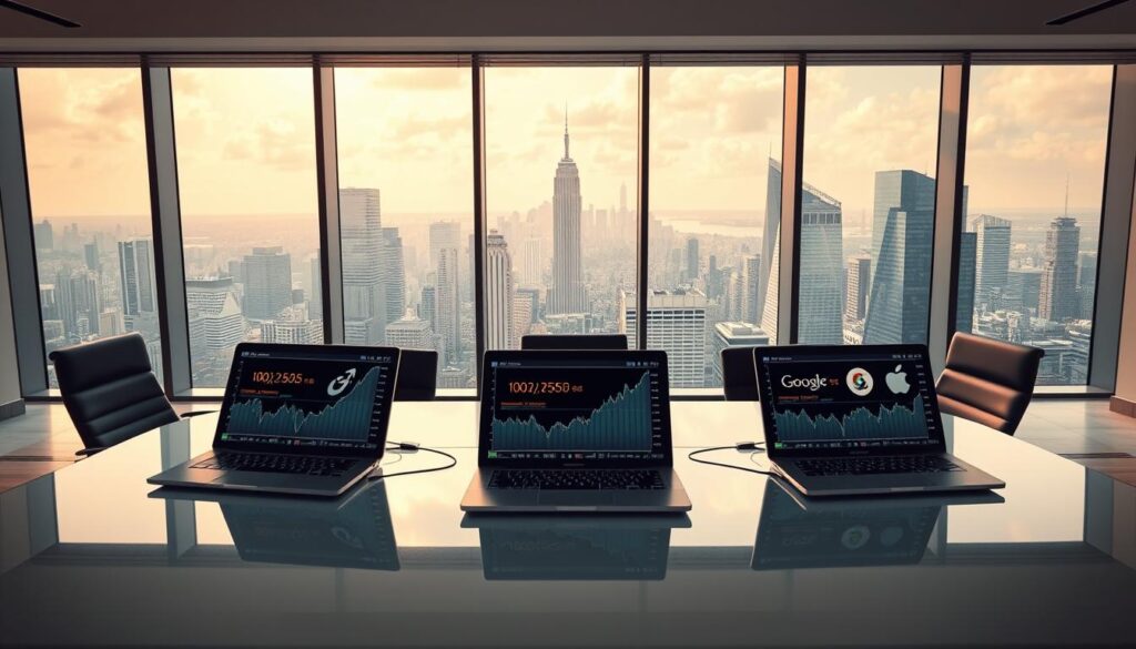 evaluación amazon google apple