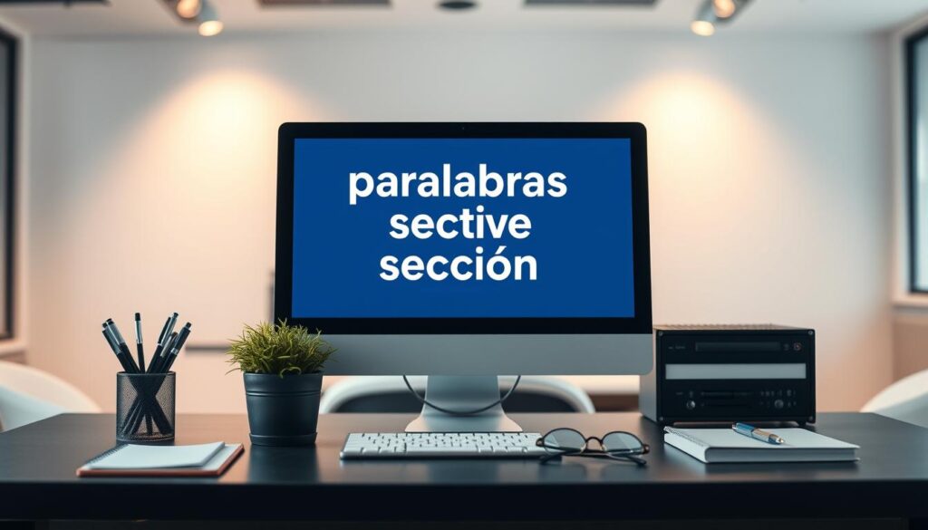 palabras clave sección