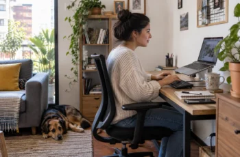 Espacio para trabajar en casa: 7 ajustes prácticos