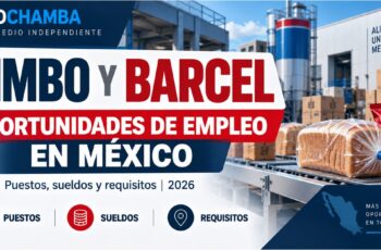 Bimbo y Barcel: vacantes en México, sueldos y cómo postular en 2026